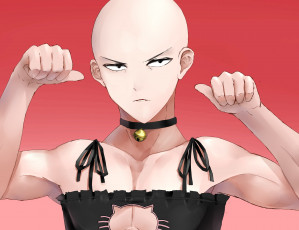 Картинка аниме one+punch+man saitama