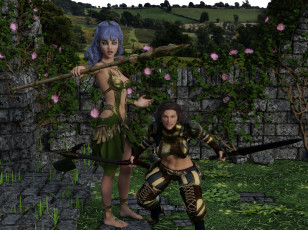 Картинка 3д+графика фантазия+ fantasy взгляд фон девушки