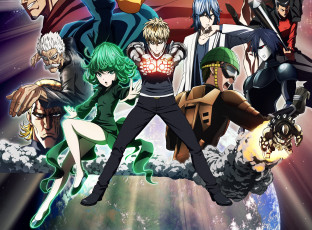 Картинка аниме one+punch+man персонажи