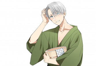 Картинка аниме yuri+on+ice victor nikiforov
