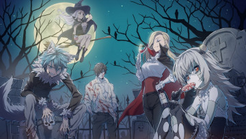 Картинка аниме closers хеллоуин