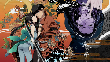 Картинка аниме drifters самураи