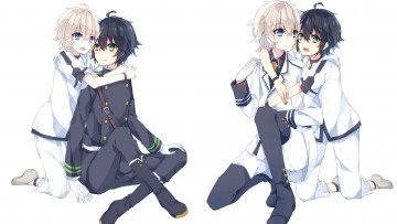Картинка аниме owari+no+seraph юичиро микаэла