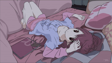 Картинка аниме shelter фон взгляд девушка