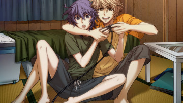 Картинка аниме shiki парни игра