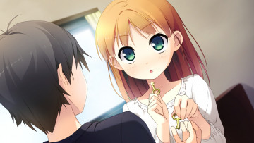 Картинка аниме your+diary девушка фон взгляд