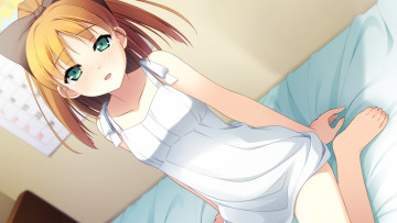 Картинка аниме your+diary фон взгляд девушка