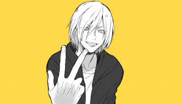 Картинка аниме yuri+on+ice yuri plisetsky