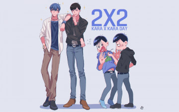 Картинка аниме osomatsu-san парни