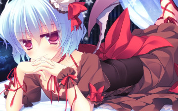 Картинка аниме touhou фон взгляд девушка