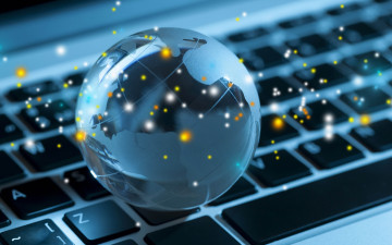 Картинка разное компьютерный+дизайн макро глобус свет компьютер