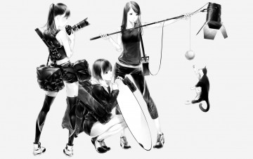 Картинка аниме оружие +техника +технологии sawasawa