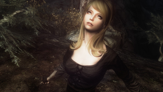 Обои картинки фото 3д графика, люди , people, девушка, взгляд, фон