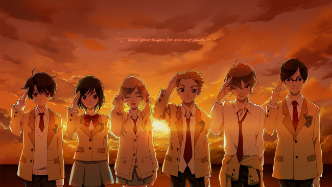 Обои картинки фото аниме, aldnoah zero, закат