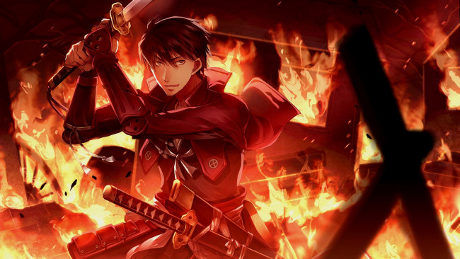 Обои картинки фото аниме, drifters, shimazu, toyohisa