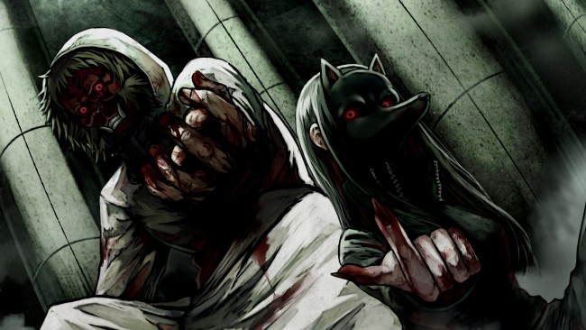 Обои картинки фото аниме, tokyo ghoul, токийский, гуль