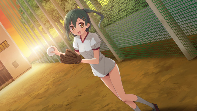 Обои картинки фото аниме, your diary, фон, взгляд, девушка