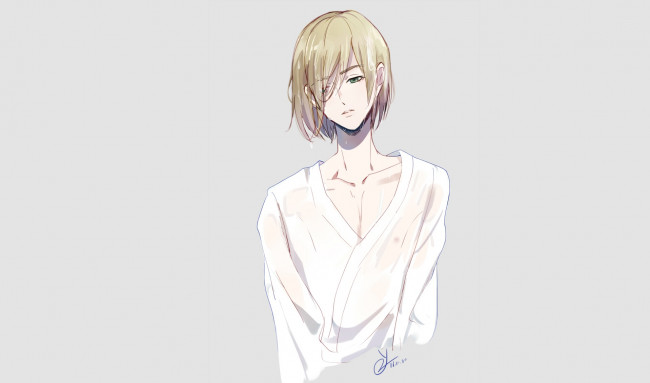 Обои картинки фото аниме, yuri on ice, yuri, plisetsky