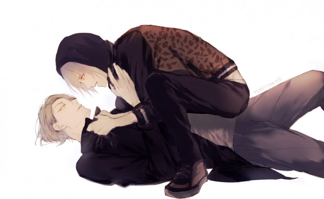 Обои картинки фото аниме, yuri on ice, парни, персонажи