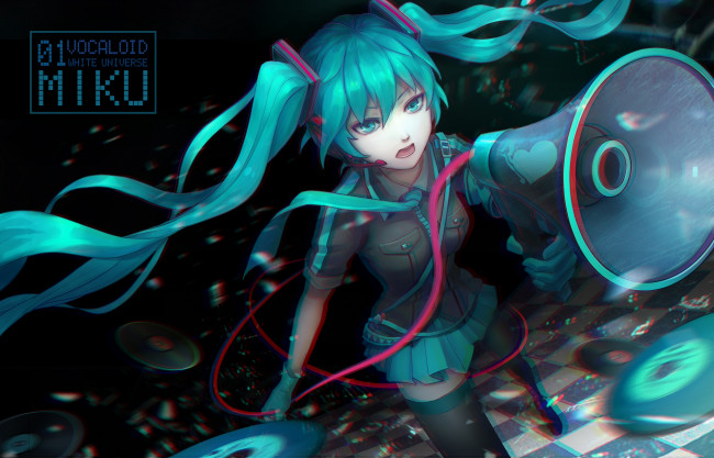 Обои картинки фото аниме, vocaloid, hatsune, miku