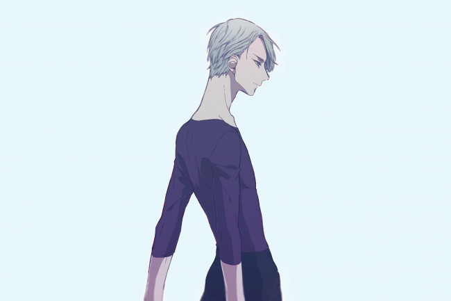 Обои картинки фото аниме, yuri on ice, victor, nikiforov