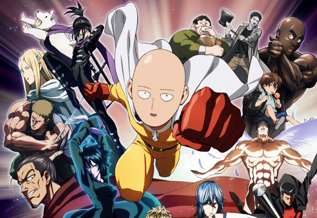 Обои картинки фото аниме, one punch man, персонажи