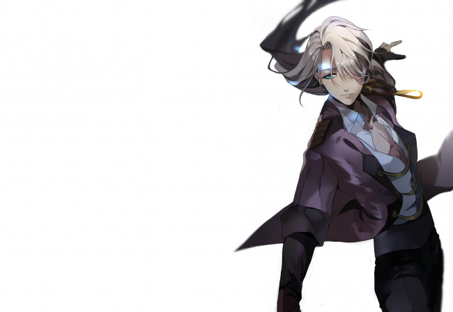 Обои картинки фото аниме, yuri on ice, victor, nikiforov