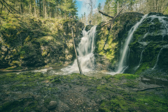 Картинка природа водопады простор