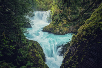 Картинка природа водопады простор