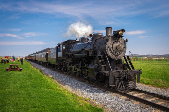 Картинка техника паровозы состав локомотив