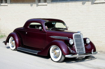 Картинка 1935-ford-three-window-coupe автомобили custom+classic+car ford