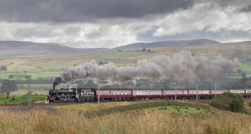 Картинка техника паровозы локомотив состав