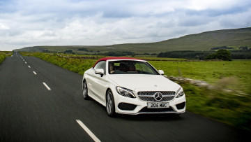 Картинка mercedes-benz+c+class+c220+d-cabriolet+2017 автомобили mercedes-benz 2017 d-cabriolet c220 class c