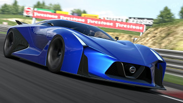 Картинка nissan+vision+gran+turismo+concept+2020 автомобили 3д nissan 2020 concept turismo gran vision