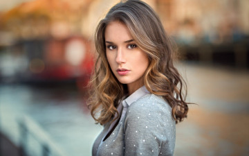 Картинка девушки -unsort+ лица +портреты лицо портрет макияж шатенка девушка