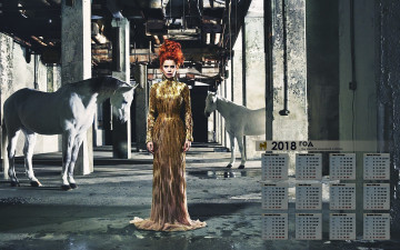 Картинка paloma+fejt календари знаменитости лошадь певица женщина 2018