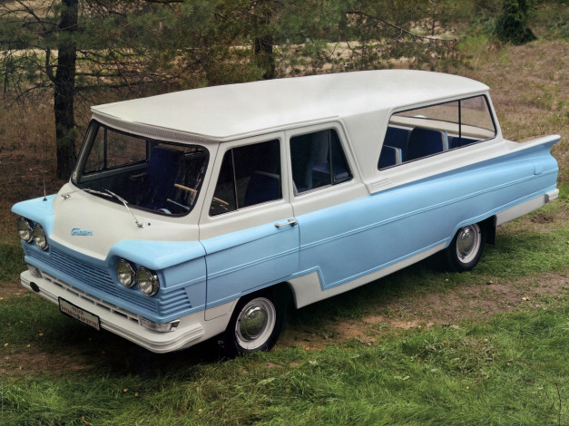 Обои картинки фото автомобили, -unsort, car, микроавтобус, на, базе, волги