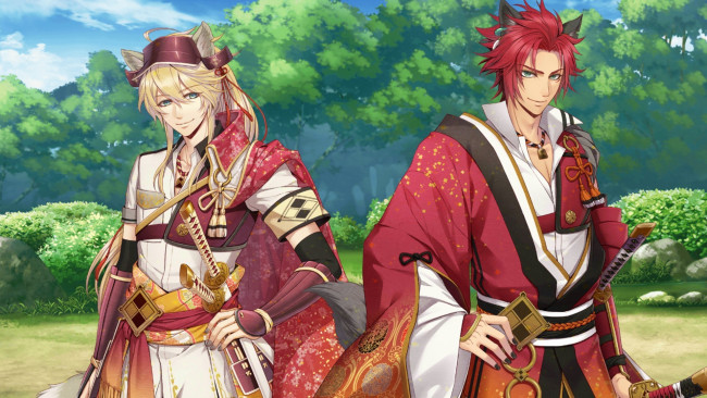 Обои картинки фото аниме, sengoku night blood, кровавая, ночь, сэнгоку