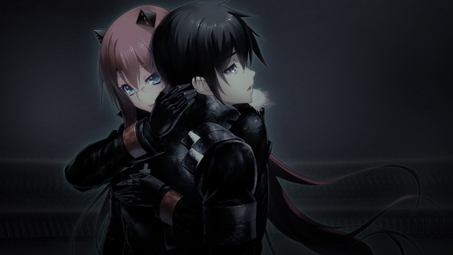 Обои картинки фото аниме, tokyo necro, двое
