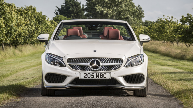 Обои картинки фото mercedes-benz c class c220 d-cabriolet 2017, автомобили, mercedes-benz, 2017, d-cabriolet, c220, class, c