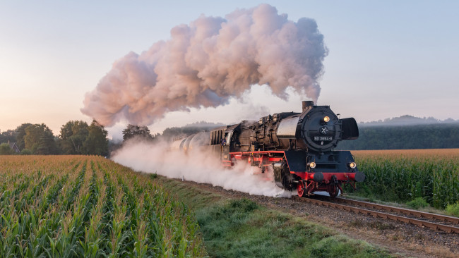 Обои картинки фото техника, паровозы, состав, локомотив