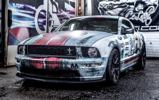 Обои картинки фото автомобили, mustang