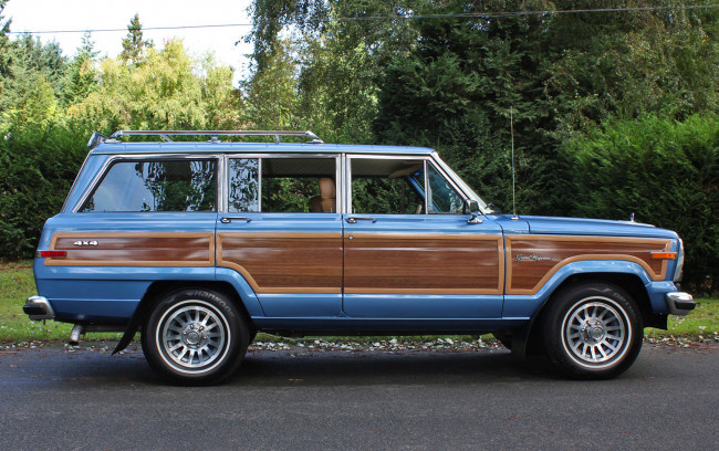 Обои картинки фото jeep grand wagoneer 1991, автомобили, jeep, grand, 1991, wagoneer