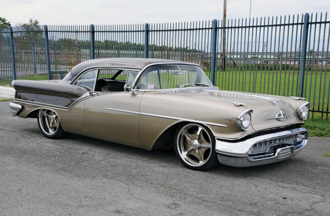 Обои картинки фото 1957-oldsmobile-super-88, автомобили, oldsmobile