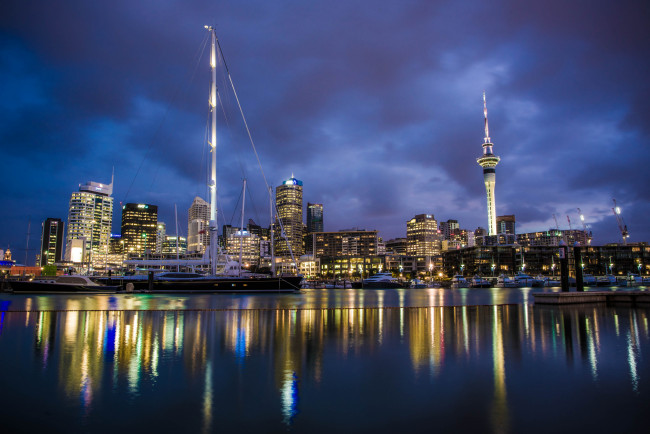 Обои картинки фото auckland city, города, окленд , новая зеландия, простор