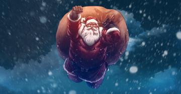 Картинка праздничные дед+мороз +санта+клаус дед мороз