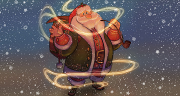 Картинка праздничные дед+мороз +санта+клаус дед мороз