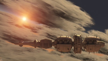 Картинка 3д+графика космические+корабли +звездолеты+ spaceships +starships галактики вселенная полет космический корабль