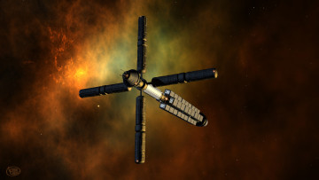 Картинка 3д+графика космические+корабли +звездолеты+ spaceships +starships галактики вселенная полет космический корабль