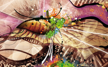 Картинка векторная+графика -графика+ graphics сеть линии цвета